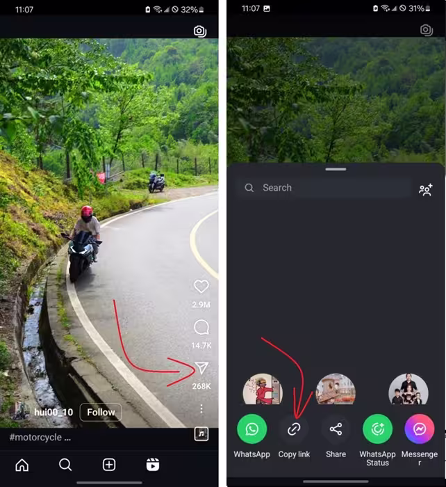 How to Copy the Instagram Reels Link on Your Phone?